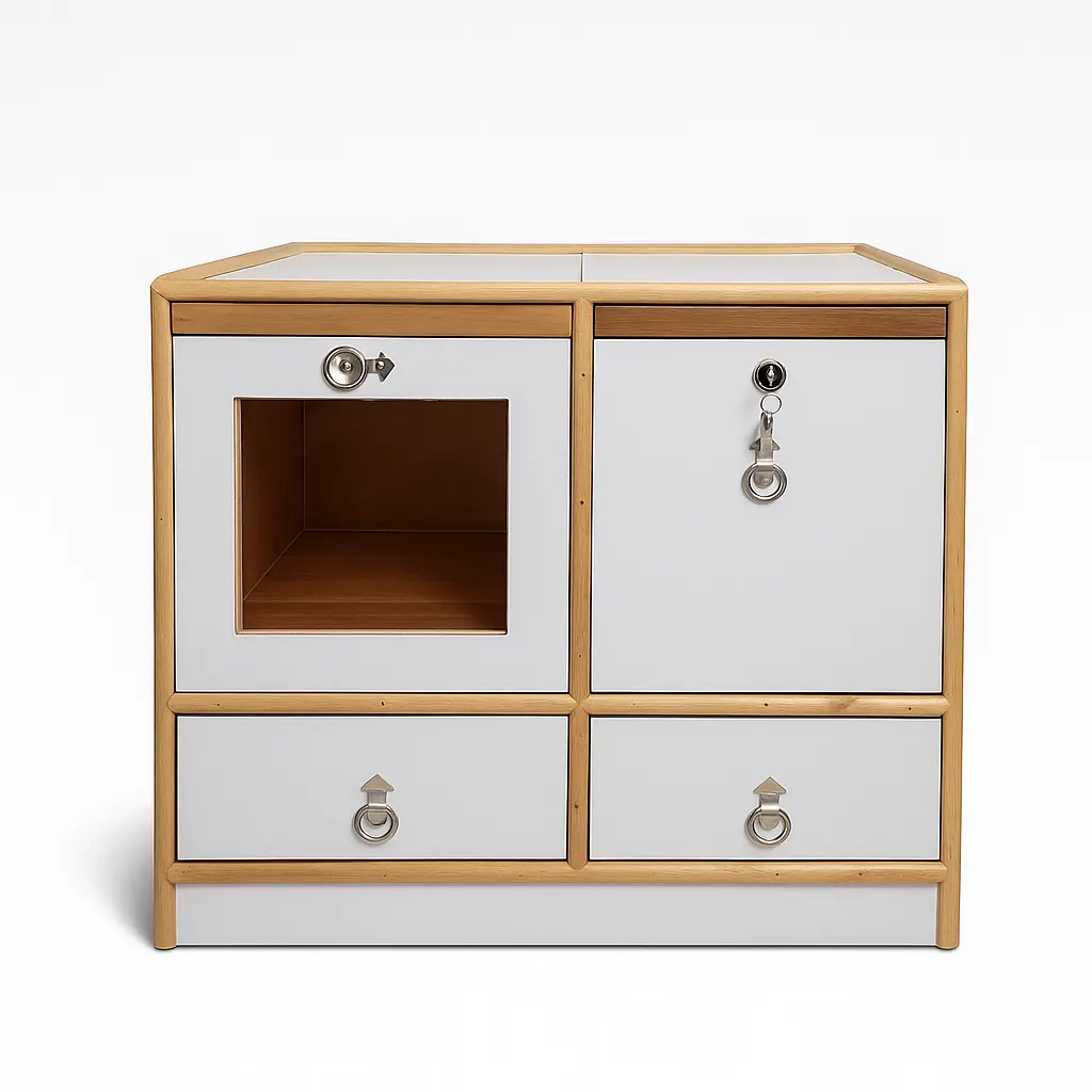 4 Drawer Jewellery Weighing Scale Table — image 1
