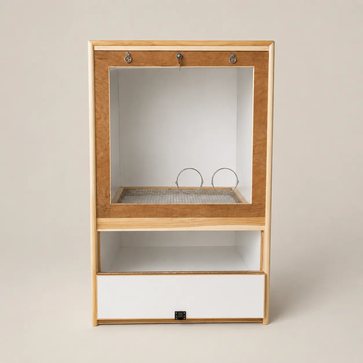 2 Drawer Gold Ujaal Polish Table — image 3