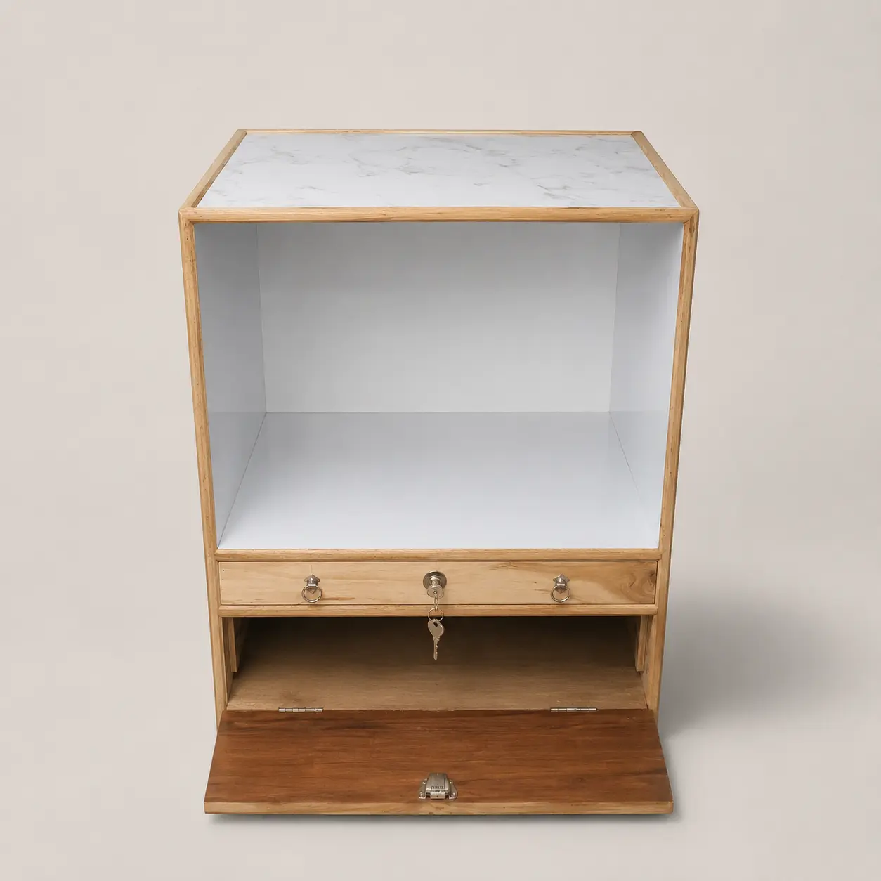 2 Drawer Gold Chhilai Table — image 2
