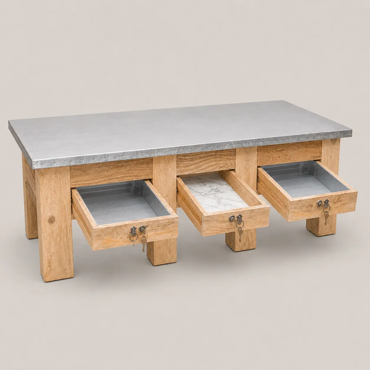 3 Drawer Table — image 2