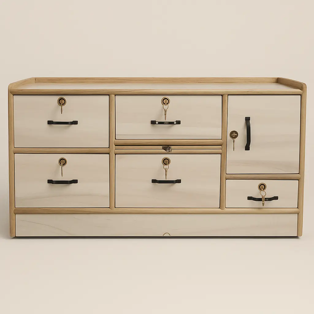 6 Drawer with Center Plate — image 1